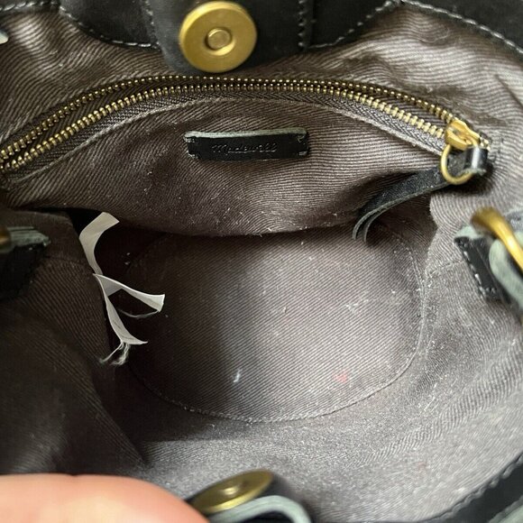 Madewell Mini Westport Crossbody Bag Black Leather - Picture 6 of 9
